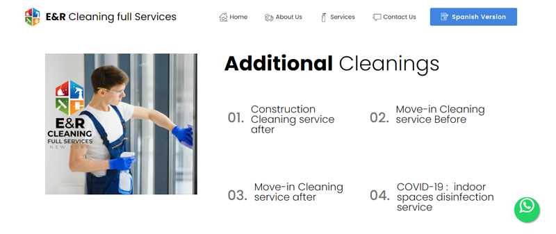 E & R  Cleaning full services